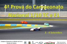 4ª PROVA DO CAMPEONATO NACIONAL 1/10 TC e F1